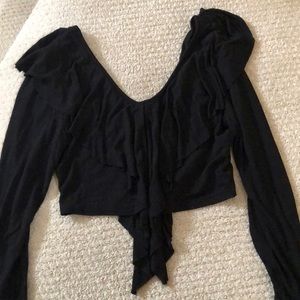 Ruffle crop top
